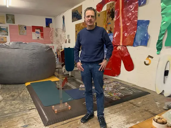 Mario Sala in seine Atelier in Winterthur
